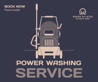 Pressure Wash Machine Facebook Post Design