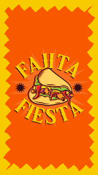 Fajita Fiesta Facebook story Image Preview