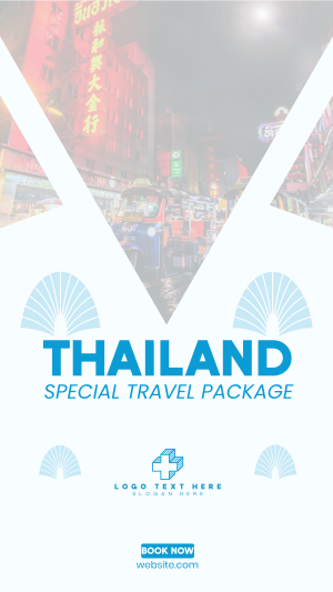 Thailand Travel Package Facebook story Image Preview