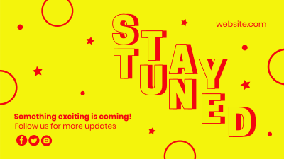 Ready, Set, Soon Facebook event cover Image Preview