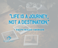 Life is a Journey Facebook Post Design