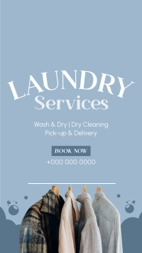 Dry Cleaning Service Facebook story Image Preview