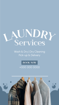 Dry Cleaning Service Facebook Story Image Preview