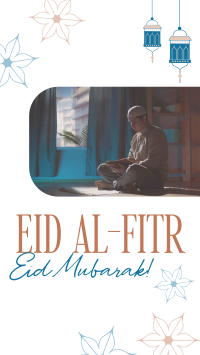 Eid Al Fitr Mubarak YouTube Short Design