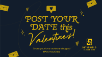 Your Valentine's Date Facebook Event Cover Image Preview