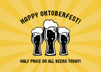 Oktoberfest Promo Postcard Image Preview