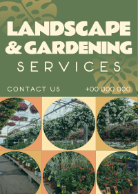 Landscape & Gardening Flyer Design