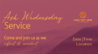 Ash Wednesday Mountain Cross Facebook event cover Image Preview