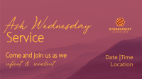 Ash Wednesday Mountain Cross Facebook event cover Image Preview