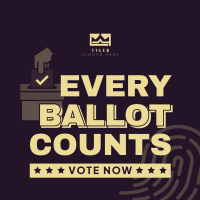 Every Ballot Counts Instagram post Image Preview