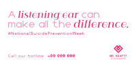 Typographic Suicide Prevention Facebook Ad Image Preview