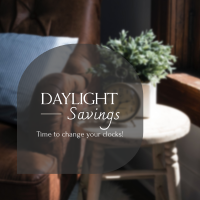 Daylight Savings Instagram Post Design
