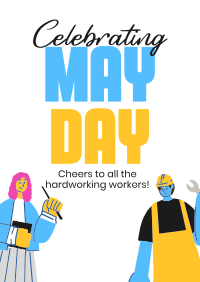 Celebrating May Day Poster Design