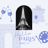 Paris Holiday Travel  Instagram post Image Preview