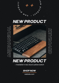 Mechanical Keyboard Poster Design