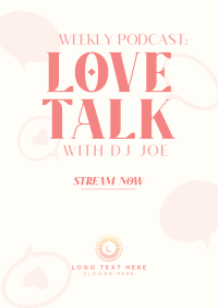 Love Talk Poster Design