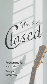 We're Closed Instagram Reel Design