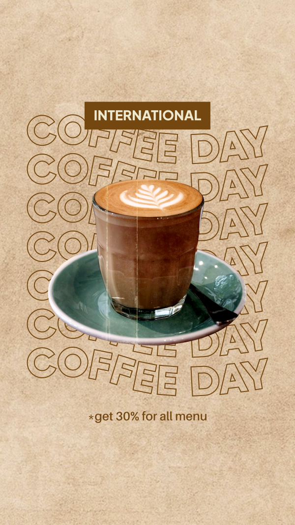 Hot Coffee Day Instagram Story Design Image Preview