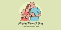 Young Happy Parents Twitter post Image Preview