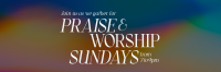 Sunday Worship Twitter header (cover) Image Preview