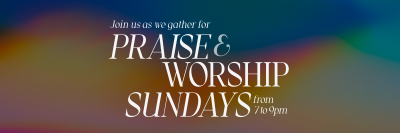 Sunday Worship Twitter header (cover) Image Preview