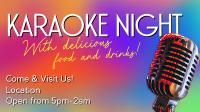 Karaoke Night Bar Video Image Preview