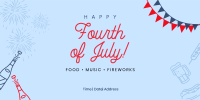 4th of July Celebration Twitter post Image Preview