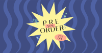 Funky Pre-Order Announcement Facebook ad Image Preview