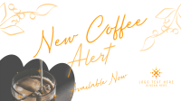 Brand New Coffee Flavor Facebook Event Cover Design
