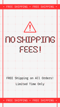 Shipping Fee Promo Instagram Story Preview