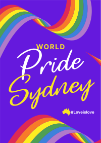 Sydney Pride Flag Poster Image Preview