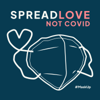 Love Not Covid Linkedin Post Image Preview