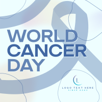 Gradient World Cancer Day Linkedin Post Image Preview