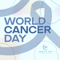 Gradient World Cancer Day Linkedin Post Image Preview