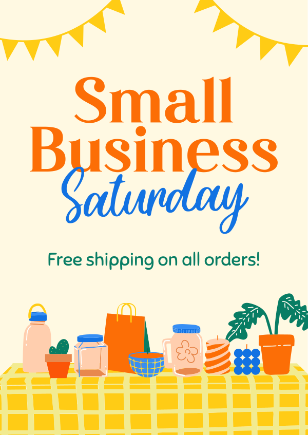 Small Business Bazaar Poster Design