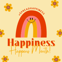 Spread Happiness Instagram post Image Preview