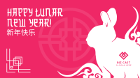 Oriental Bunny Zoom Background Image Preview