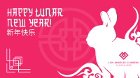 Oriental Bunny Zoom Background Image Preview