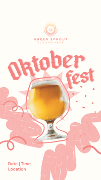 Oktoberfest Beer Festival TikTok Video Image Preview