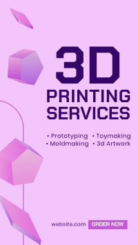 3d Printing Business Facebook story Image Preview