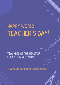 Happy Teacher's Day Poster Image Preview