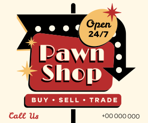 Pawn Shop Sign Facebook post Image Preview