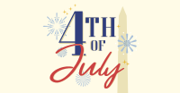 4th of July Text Facebook Ad Design