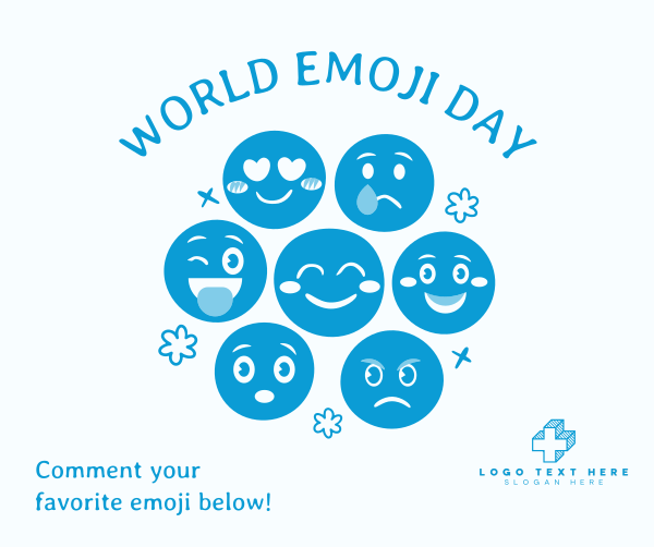Fun Emoji Day Facebook Post Design Image Preview