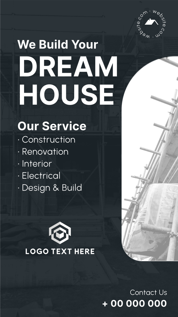 House Construct Instagram Story Design Image Preview