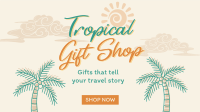 Beach Travel Souvenirs Animation Design