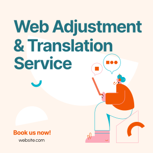 Web Adjustment & Translation Services Linkedin Post Image Preview