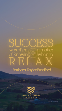 Relax Motivation Quote Instagram story Image Preview