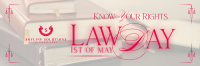 Law Day Greeting Twitter Header Image Preview