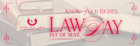 Law Day Greeting Twitter header (cover) Image Preview